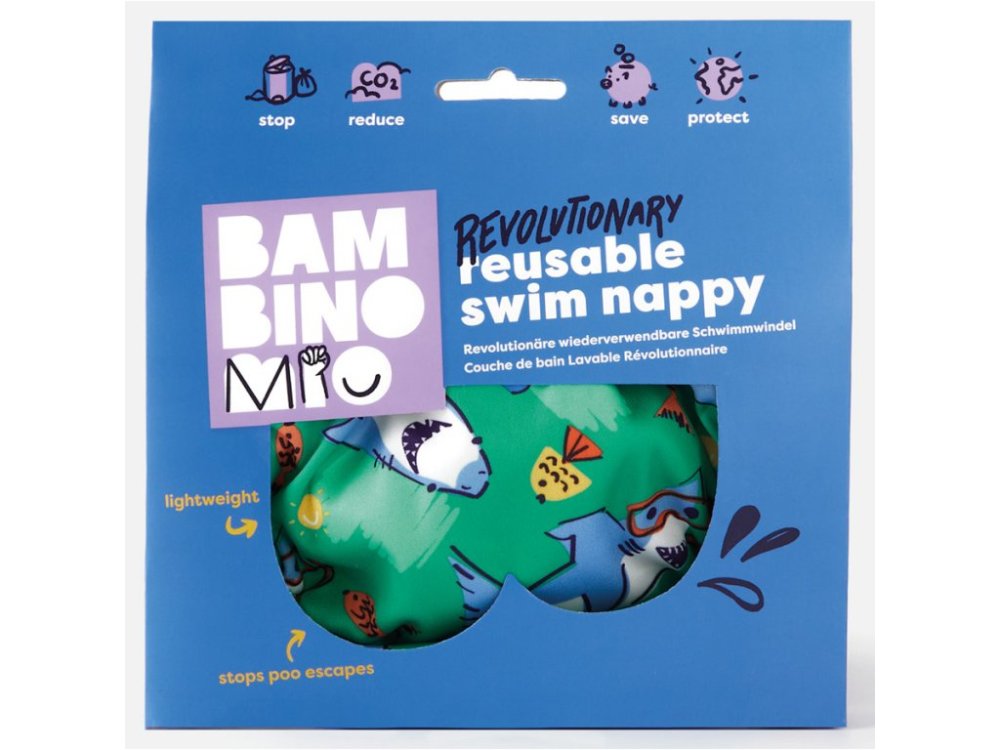BAMBINO MIO Costume da bagno per neonati, OEKO-TEX® Standard 100, Squeak, 9-12 kg -1-2 anni - immagine 5