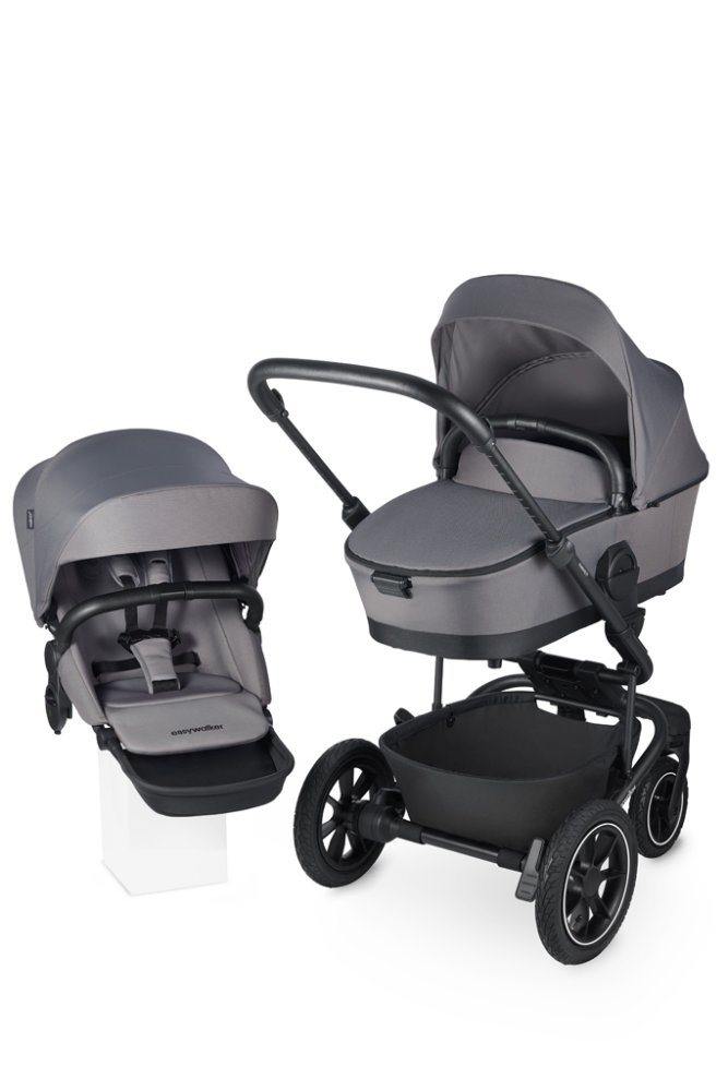 Poussette combinée EASYWALKER Harvey⁵ Pebble Grey XXL AIR – Image 3