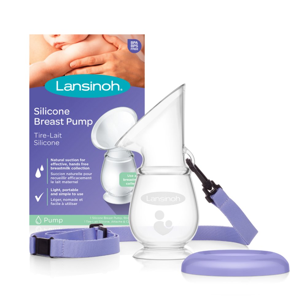 LANSINOH Tiralatte manuale in silicone - collettore