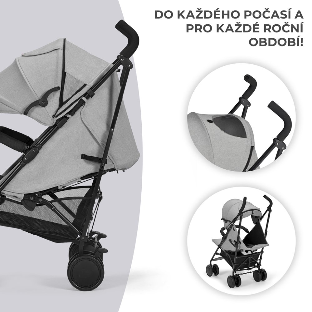 Poussette sport Siesta Ash grey KINDERKRAFT – Image 6