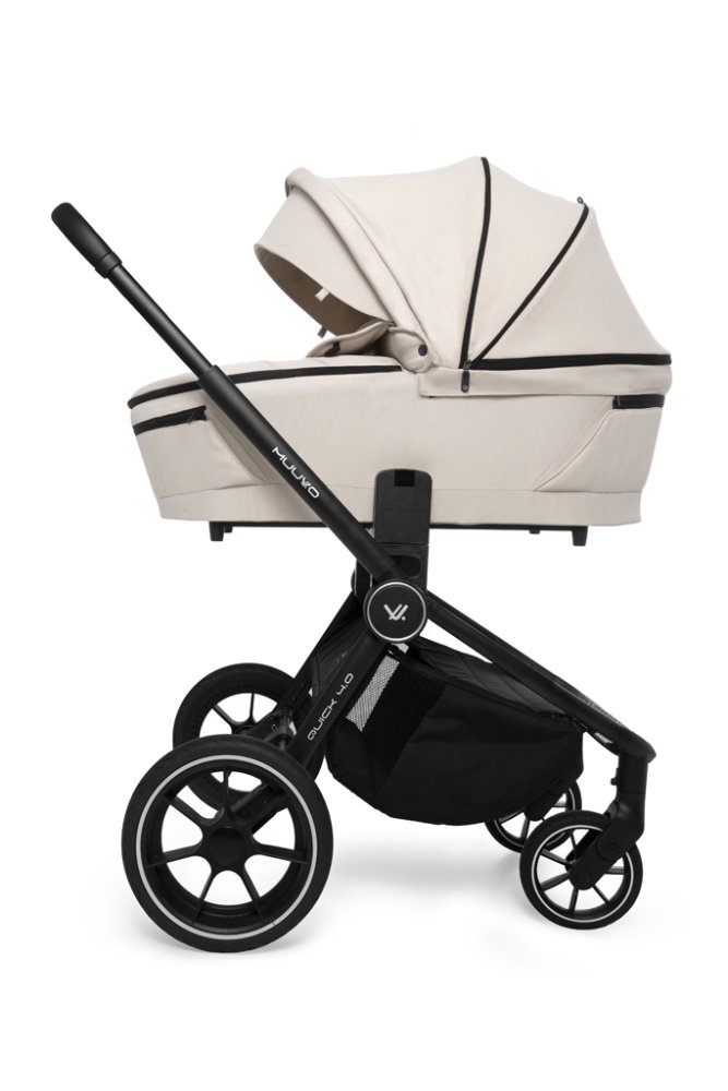 MUUVO SET Cochecito 4 en 1 Quick 4.0 Desert sand set + CYBEX Aton B2 i-Size + base - Imagen 6