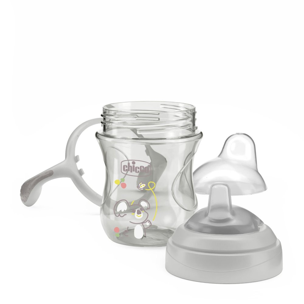 CHICCO Transition itatópohár szürke színben, fogantyúkkal, 4h+ - Image 5