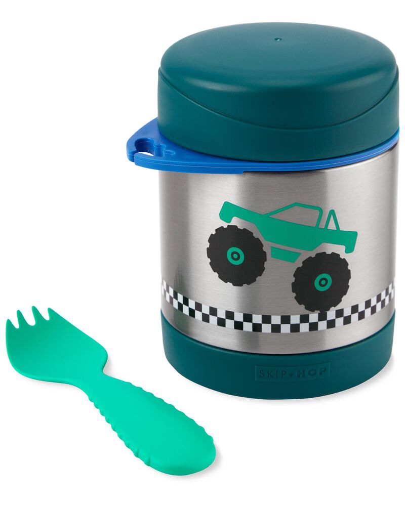 SKIP HOP Spark Style Thermos pour aliments avec cuillère/fourchette Monster Truck 325 ml, 3 ans et + – Image 3