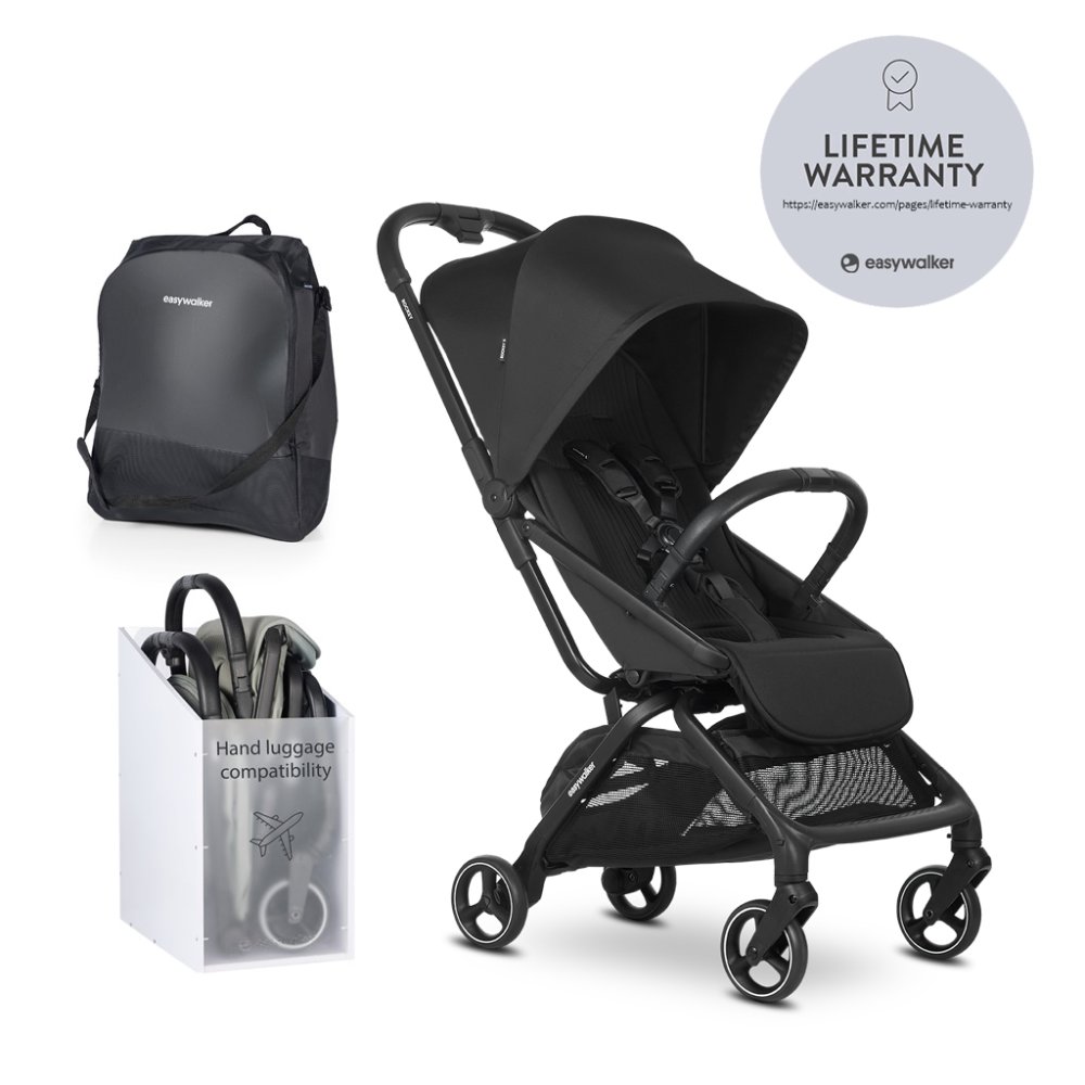 EASYWALKER Poussette sport Rockey S Pure Black
