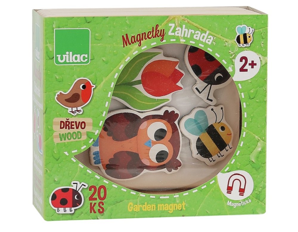 Vilac Magneti in legno giardino 20 pz - immagine 3