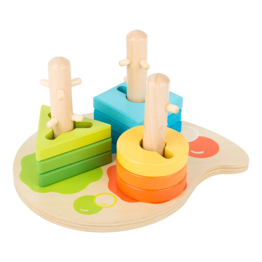 small foot Juego de madera colores y formas - Imagen 4