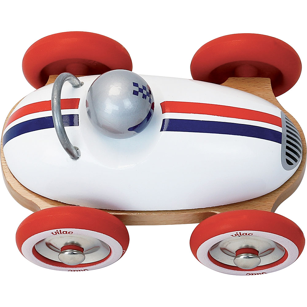 Vilac Auto in legno Roadster vintage bianco - immagine 3