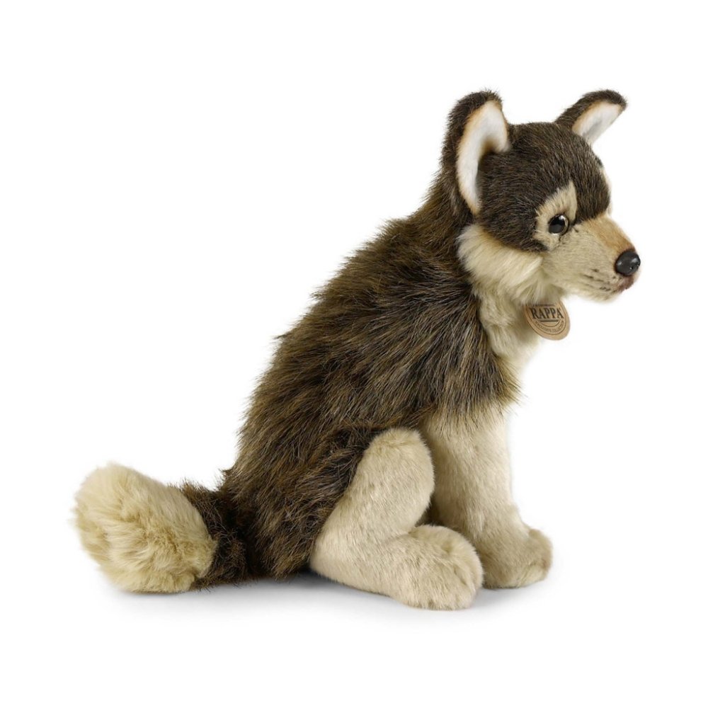Rappa Pluszowy wilk siedzący 28 cm ECO-FRIENDLY - obrazek 2