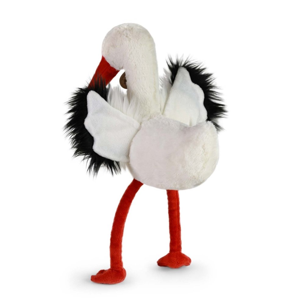 Rappa Peluche cicogna uccello 39 cm ECO-FRIENDLY - immagine 3