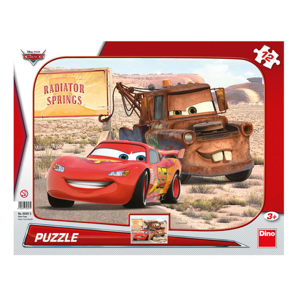 Dino Puzzle Cars: Zygzak & Złomek 12 elementów