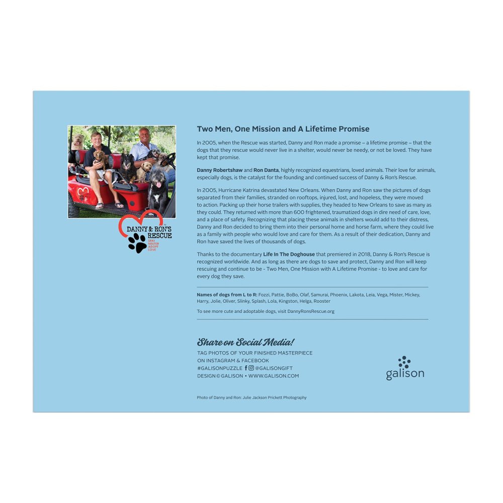 Galison Puzzle Kutyák a menhelyről 1000 darabos - Image 4