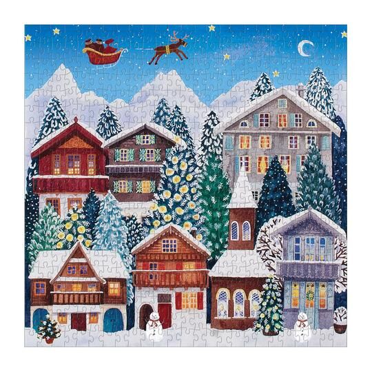 Galison Puzzle Weihnachten 500 Teile – Bild 4