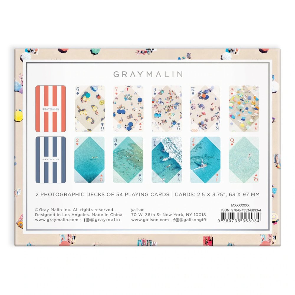 Galison Sada hracích karet Pláž Gray Malin (obrázek 9)