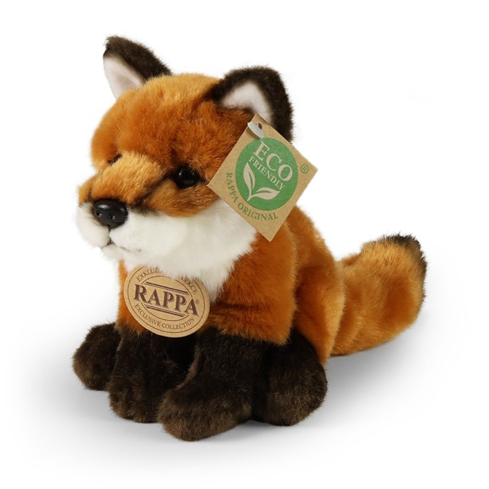 Rappa Volpe di peluche seduta 18 cm ECO-FRIENDLY