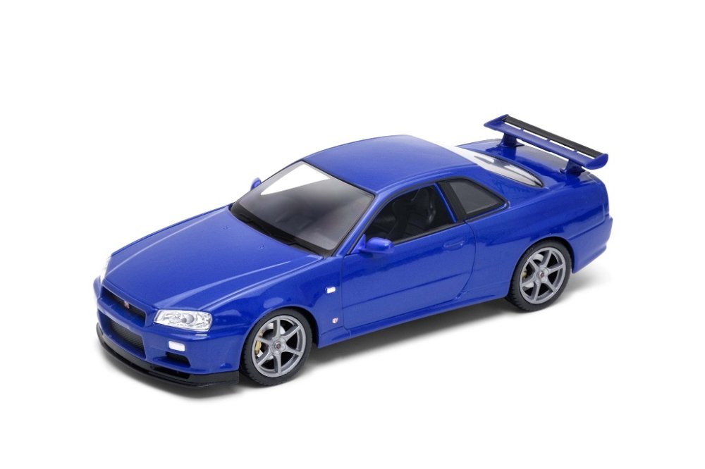 Welly Nissan Skyline GT-R - azul 1:24