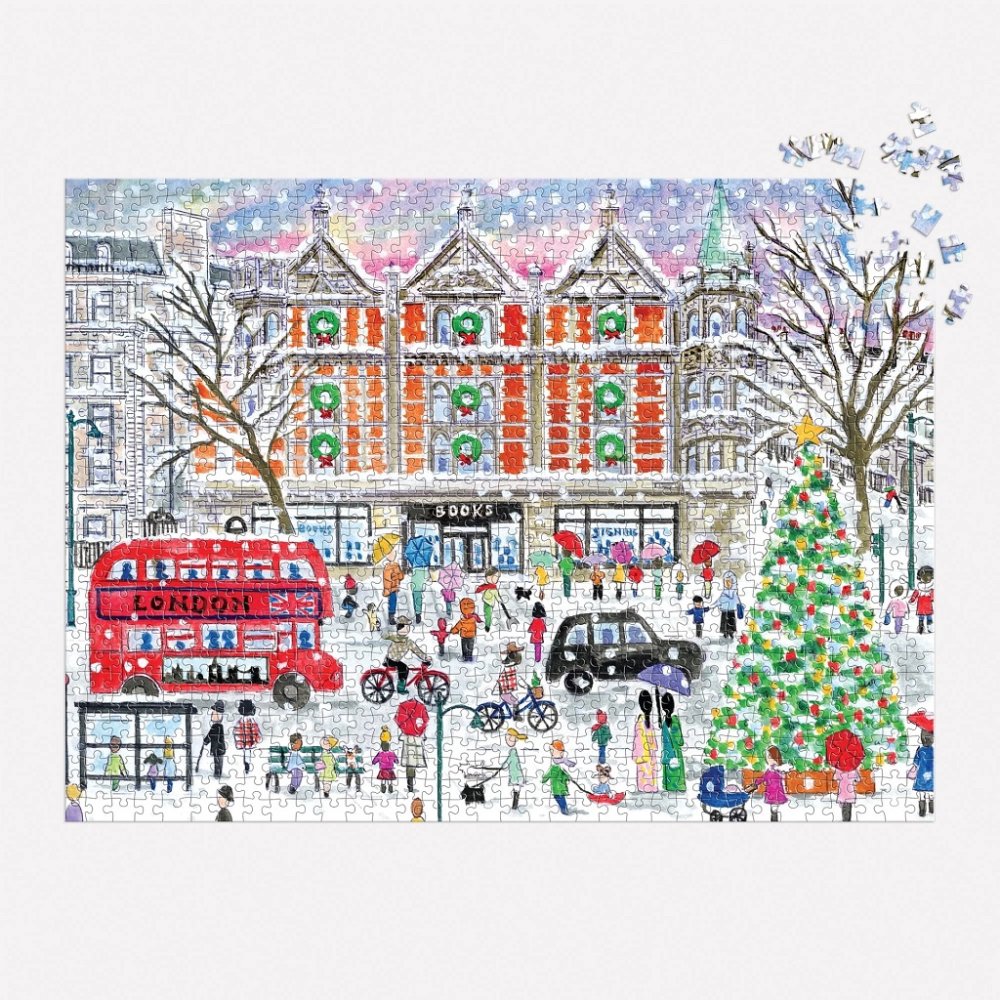 Puzzle Galison Noël à Londres 1000 pièces – Image 3