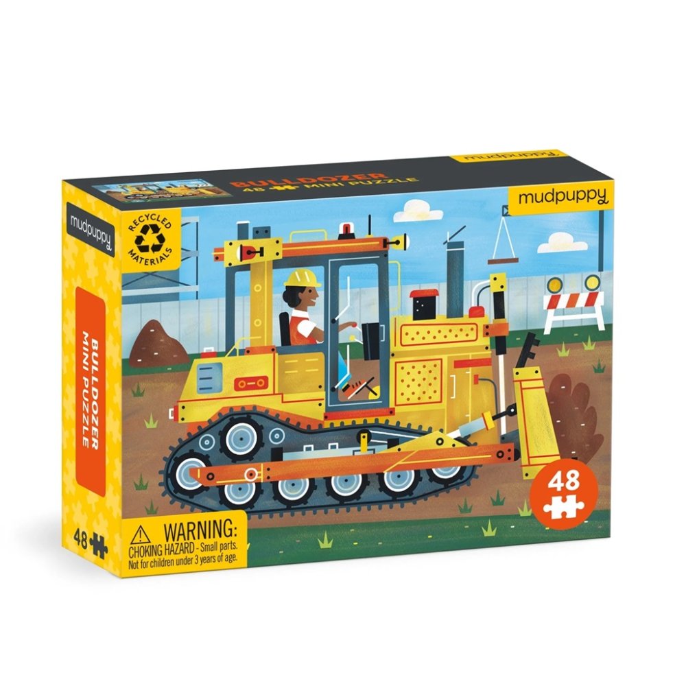Puzzle Mudpuppy Bulldozer 48 pièces