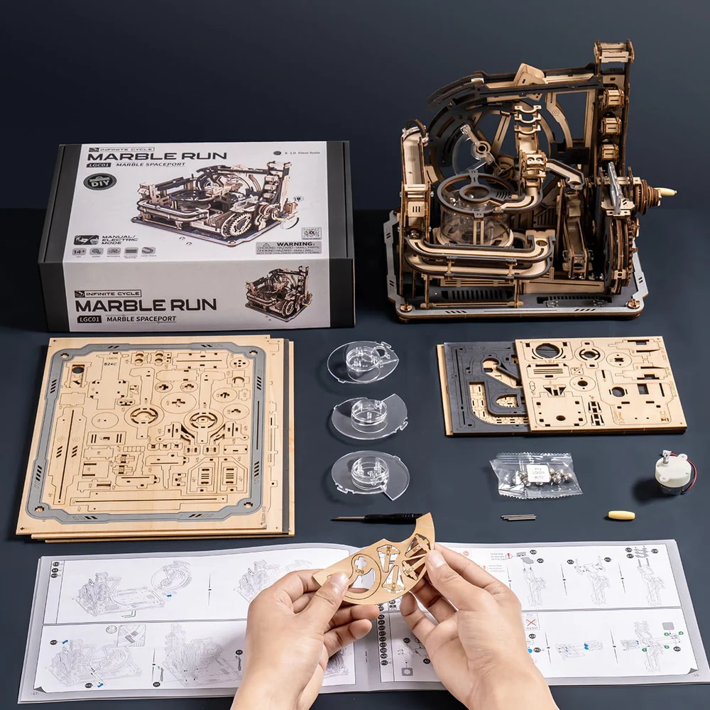 RoboTime 3D mechanická skládačka kuličkové dráhy Kosmodrom (obrázek 11)