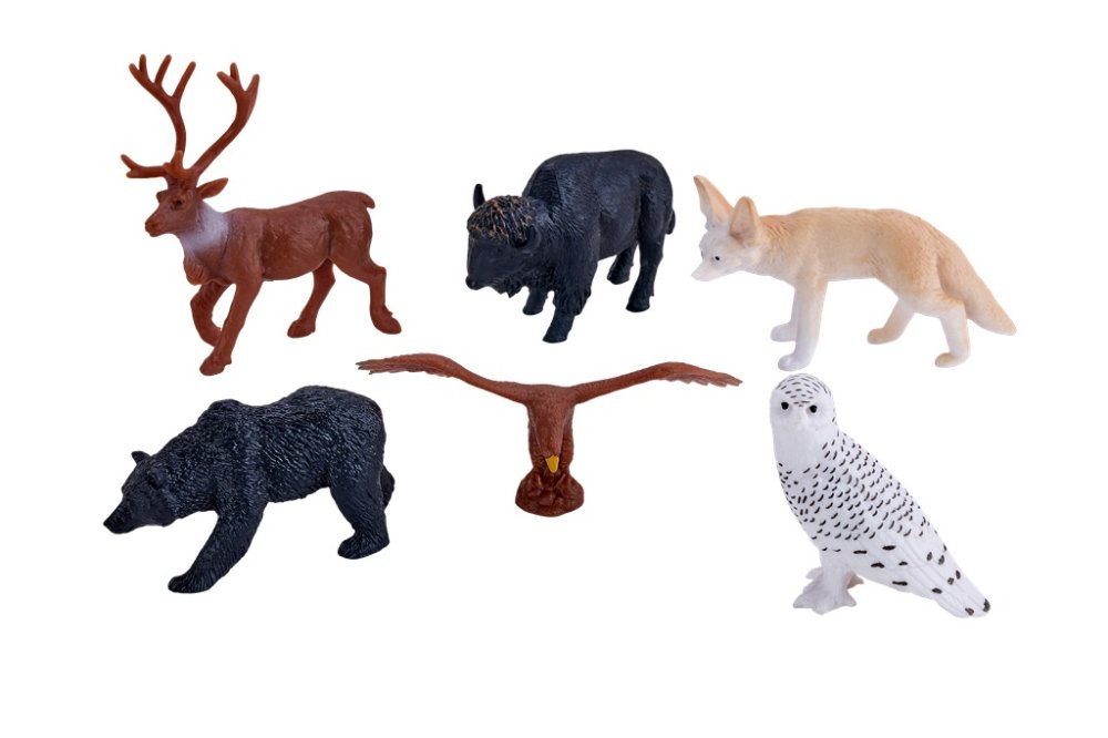 Mojo Mini mondo Animali della foresta set da 6 pezzi - set assortiti