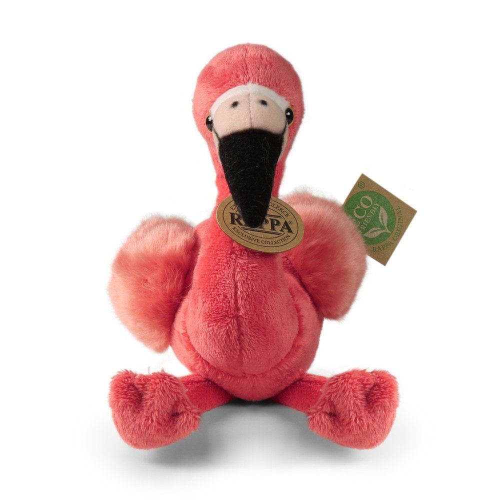 Rappa Uccello di peluche fenicottero 23 cm ECO-FRIENDLY - immagine 4