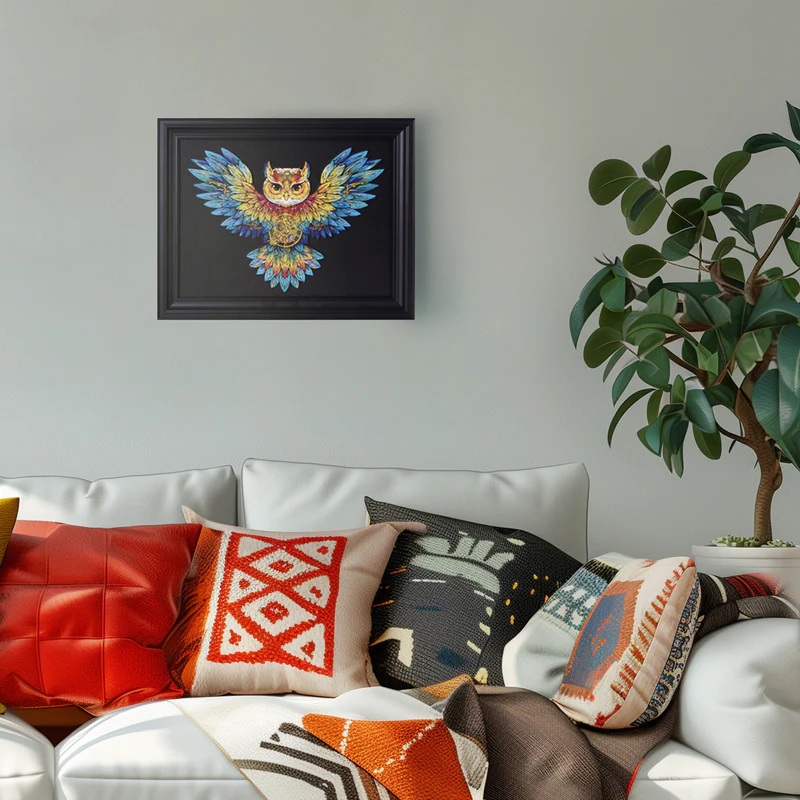 RoboTime Fa puzzle Bagoly - Image 4