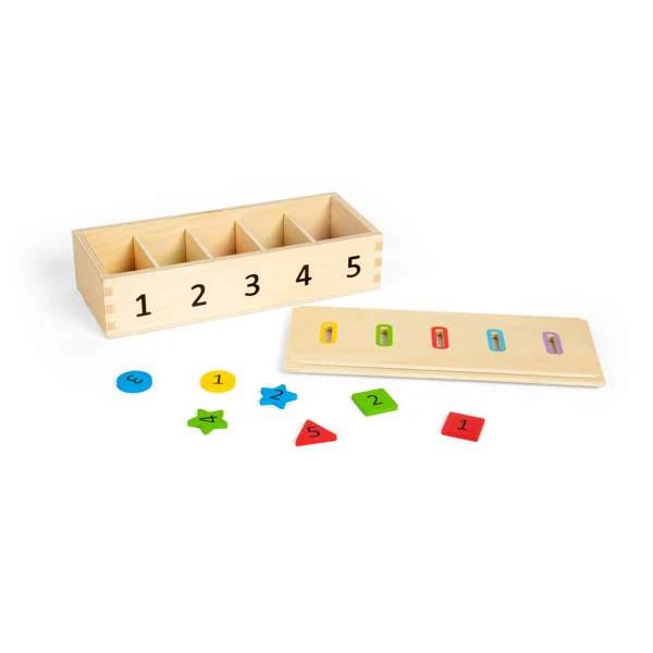Bigjigs Toys Classificazione di colori, forme e numeri - immagine 5
