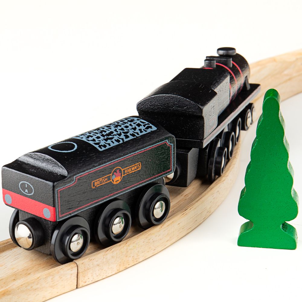 Bigjigs Rail Réplica de Madera de la Locomotora Black 5 Engine - Imagen 4