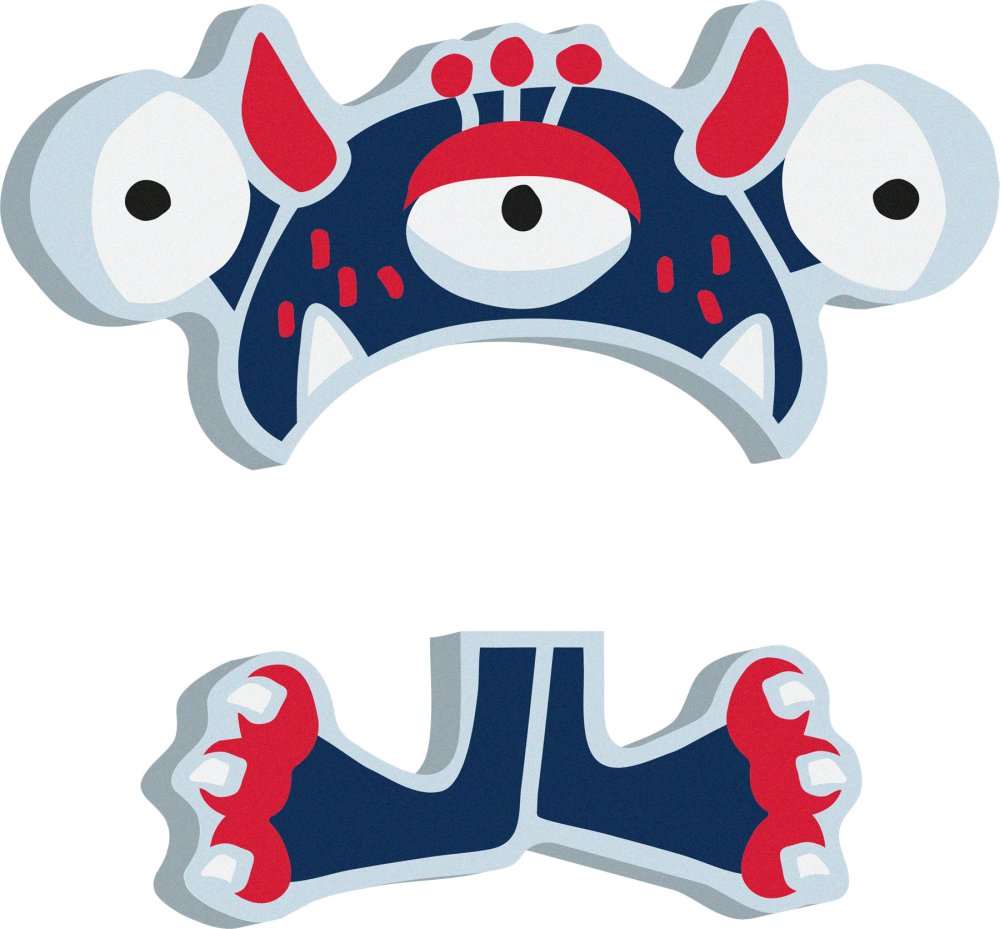 small foot ABC Monstruo Al