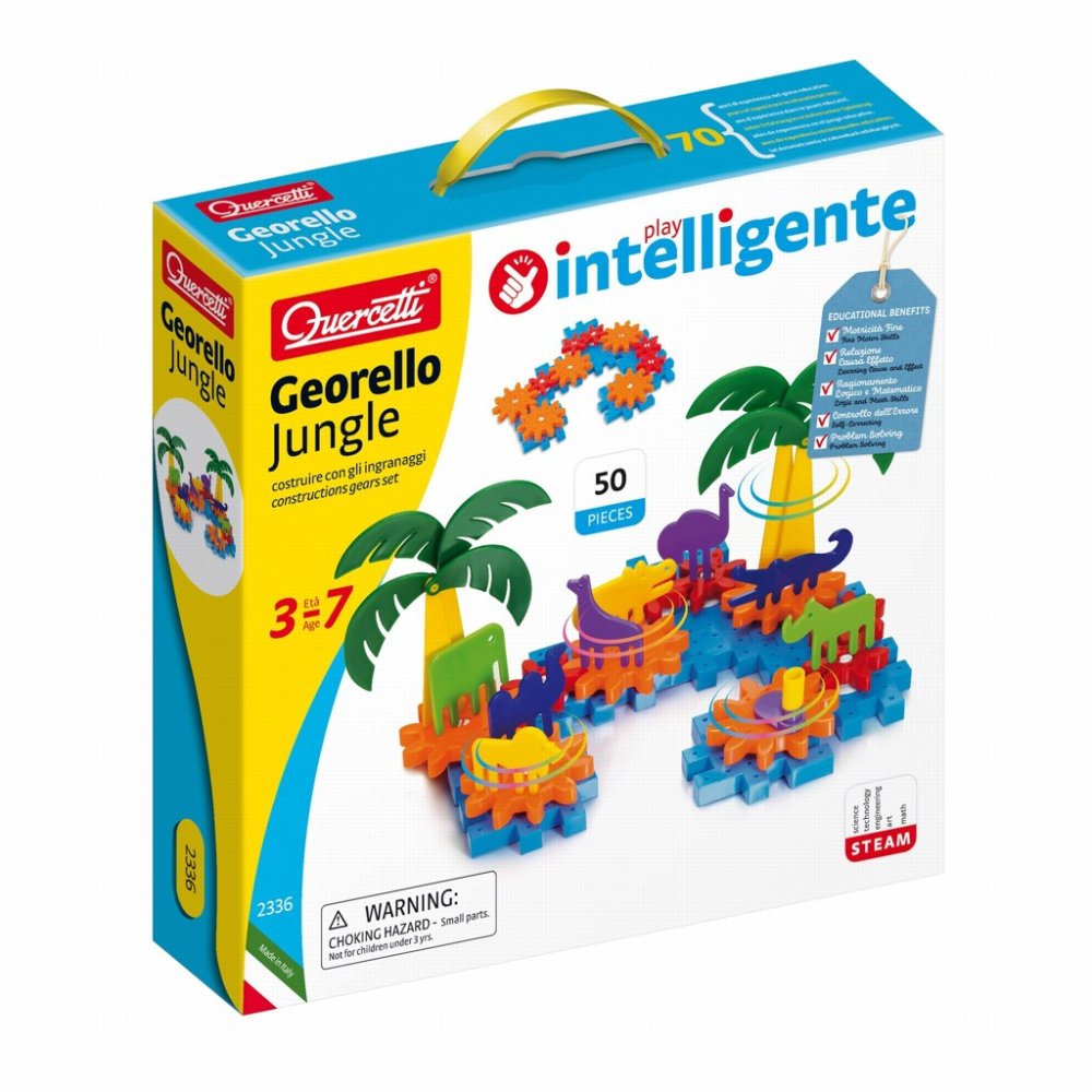 Quercetti Jeu de Construction Georello Jungle