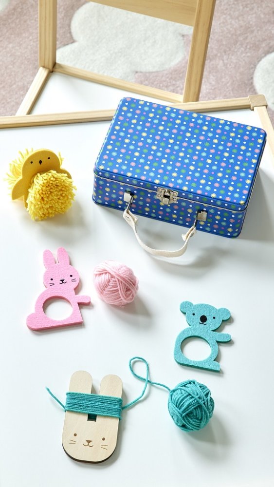 Petit Collage Maletín Creativo Animales de Pompones - Imagen 6