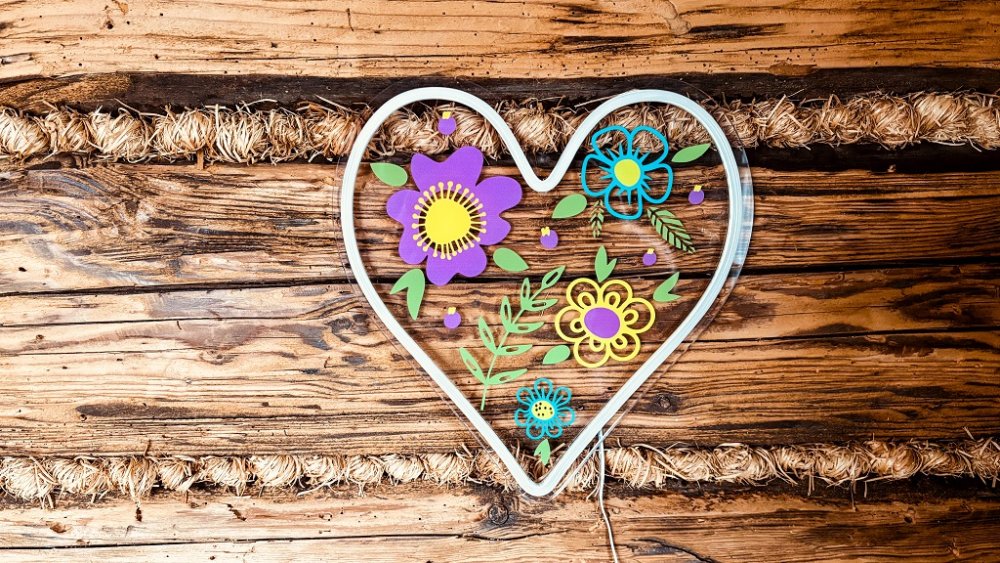 2Kids Toys LED NEON LIGHT lampka Serca - obrazek 7