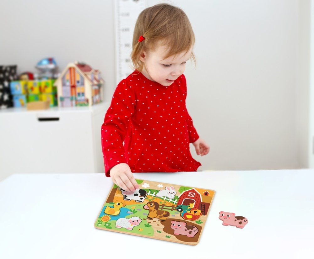 2Kids Toys Puzzle encajable Granja - Imagen 3