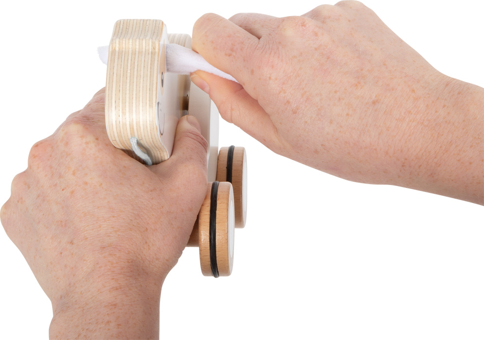 small foot Holz-Ziehtier Hase mit knisternden Ohren – Bild 5