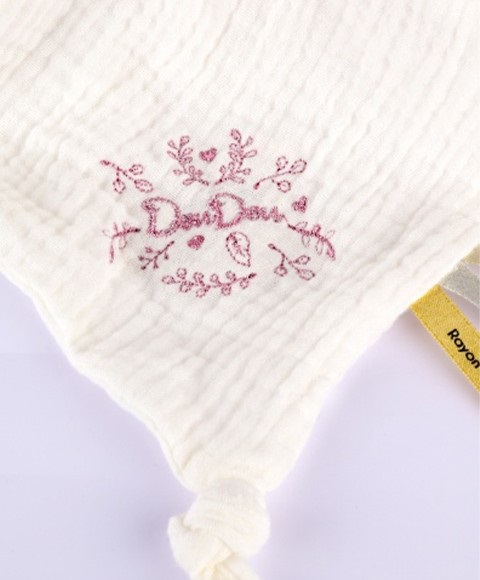 Doudou Zestaw Upominkowy Pluszowy Miś z Kocykiem 30 cm Różowy - obrazek 5