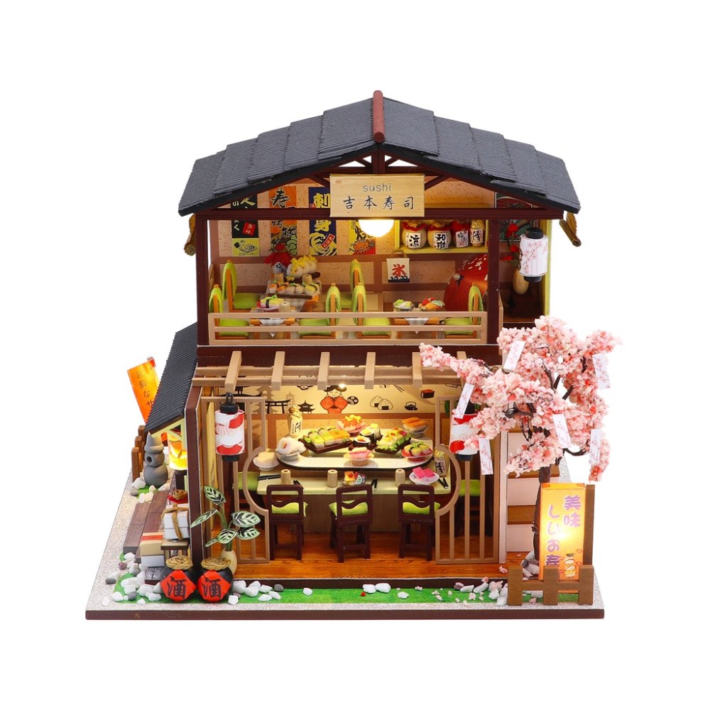 2Kids Toys Miniatura casa delle bambole Ristorante di sushi