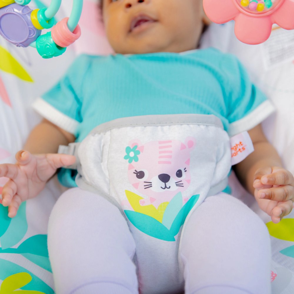 BRIGHT STARTS Sdraietta Vibrante Rainforest Vibes™ 0m+ fino a 9kg - immagine 4