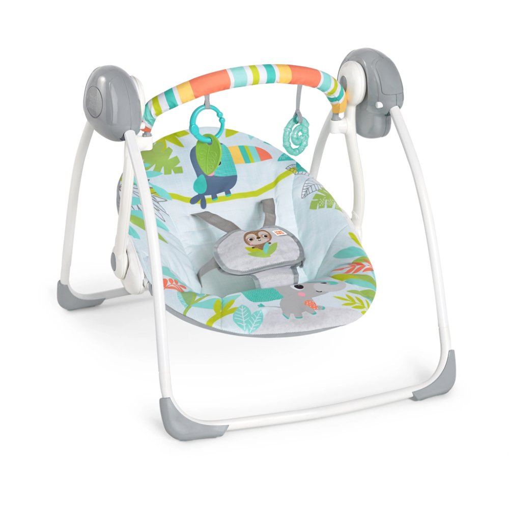 BRIGHT STARTS Columpio con melodías Rainforest Vibes™ 0m+ hasta 9kg