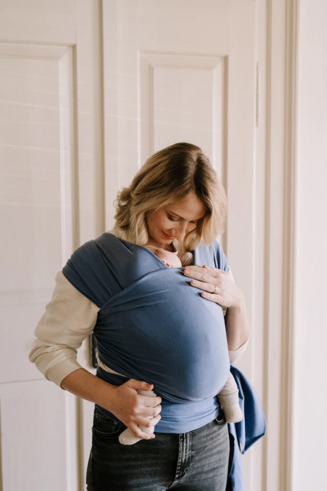 BOBA Porte-bébé / Écharpe Classic Wrap - Bleu Marine