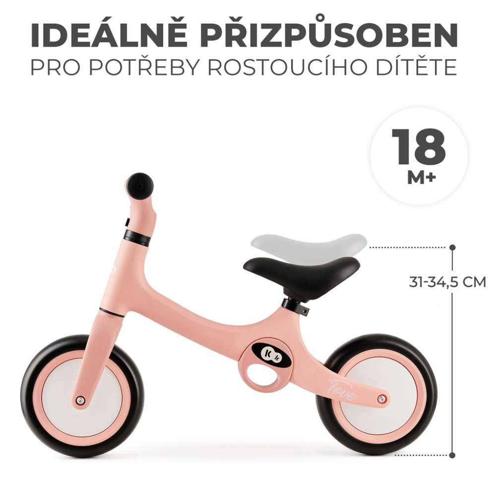 KINDERKRAFT Bicicletta senza pedali Tove Pink - immagine 4