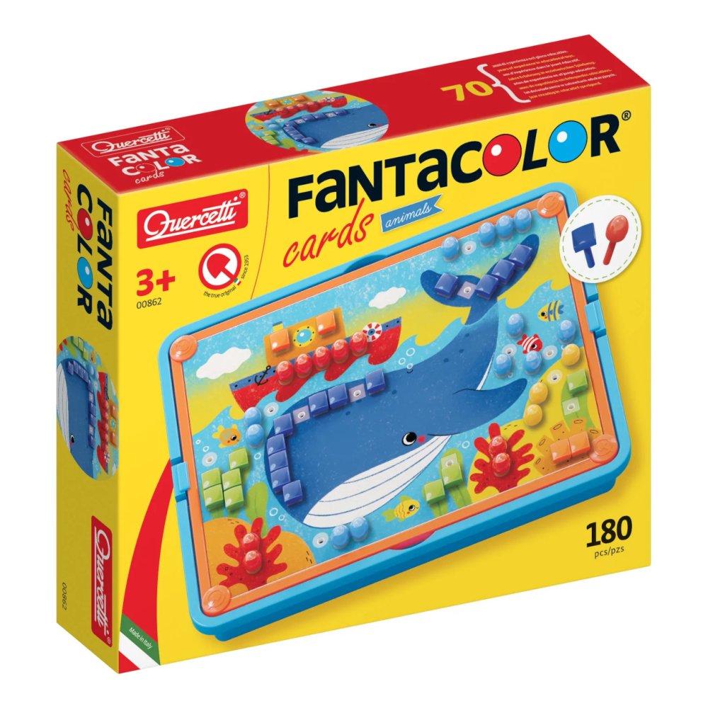 Quercetti Mozaika FantaColor Zwierzęta - obrazek 4