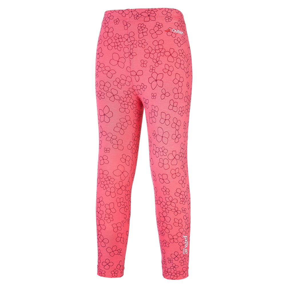 Leggings finos ESTAMPADOS Outlast® - flores de fresa 104