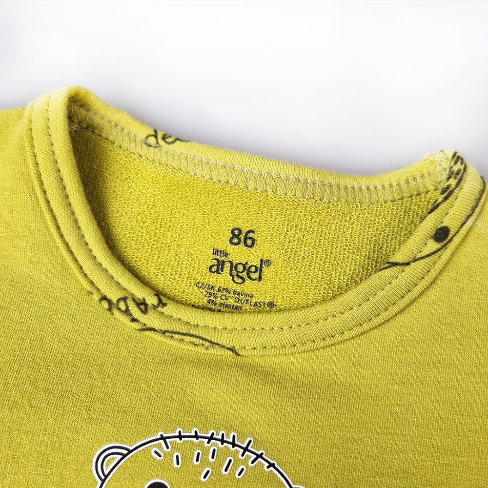 T-shirt toboggan DR image IMPRESSION Outlast® - jaune-vert/animaux jaune-vert 104 – Image 3