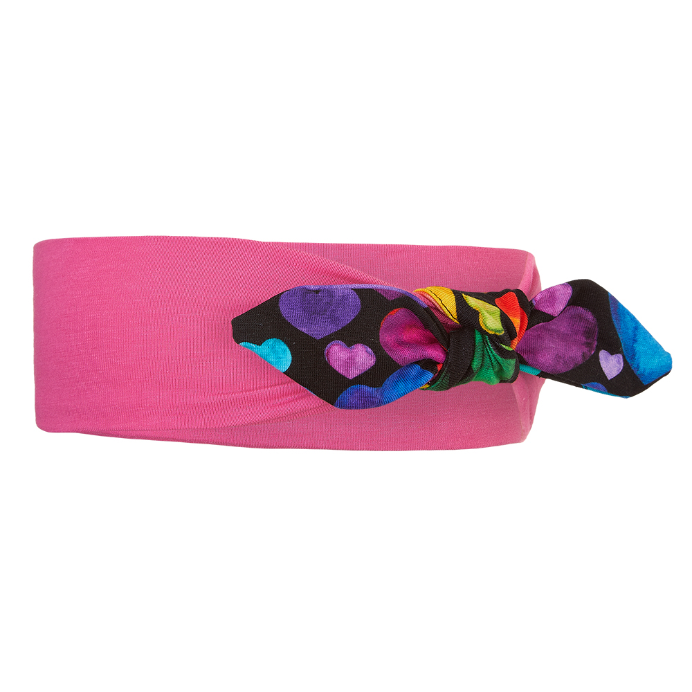 Diadema fina Outlast® - rosa oscuro /corazones UNI