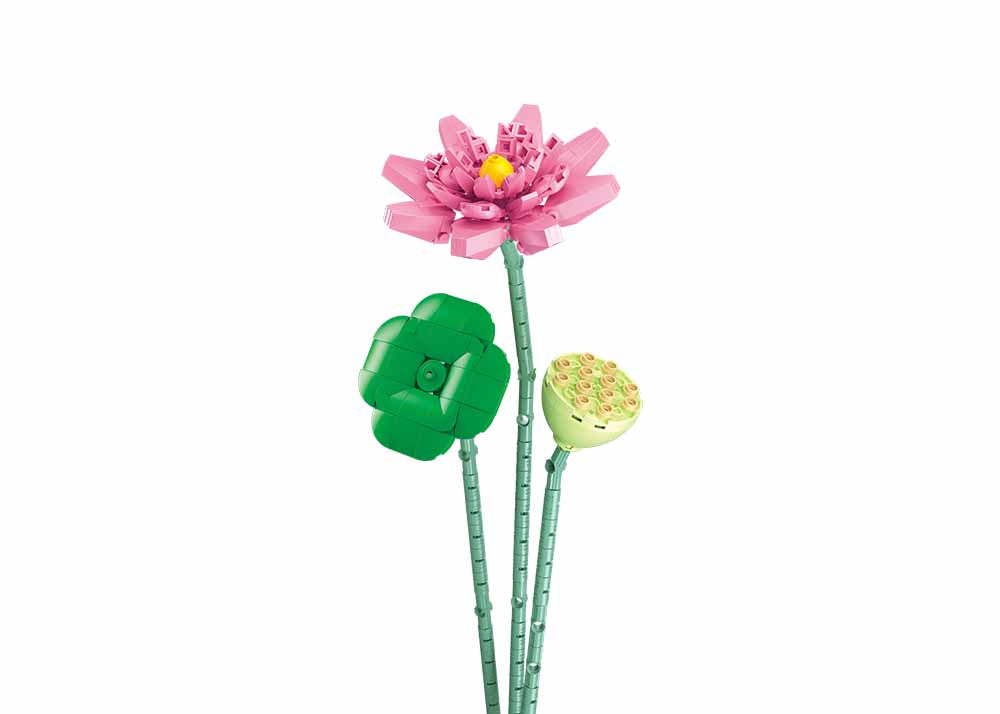 Sluban Flowers M38-B1101-06 Lotos ve váze (obrázek 5)