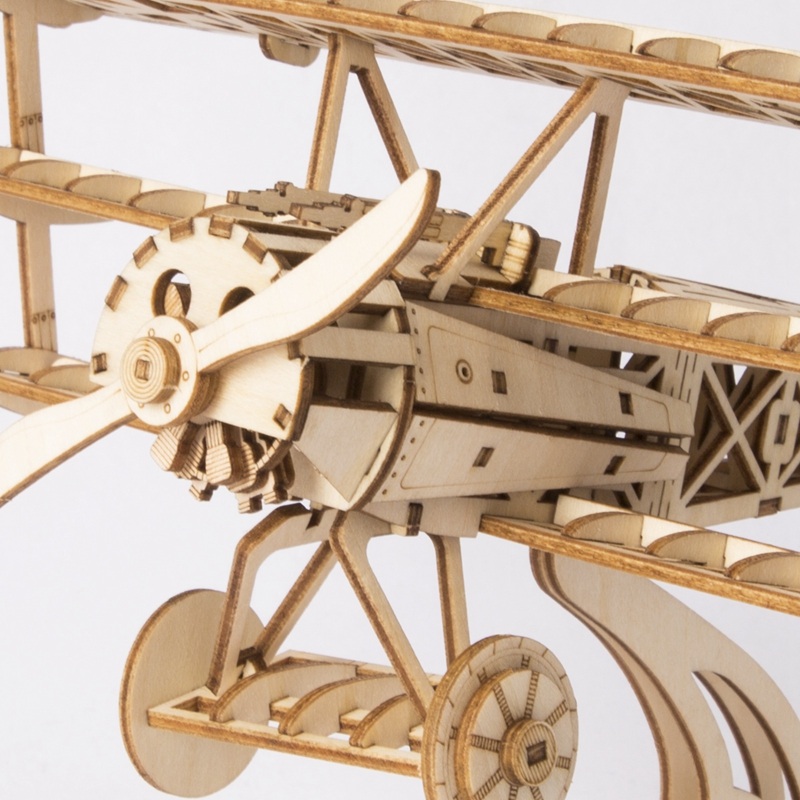 RoboTime 3D dřevěná skládačka Historické letadlo Historické letadlo (obrázek 4)