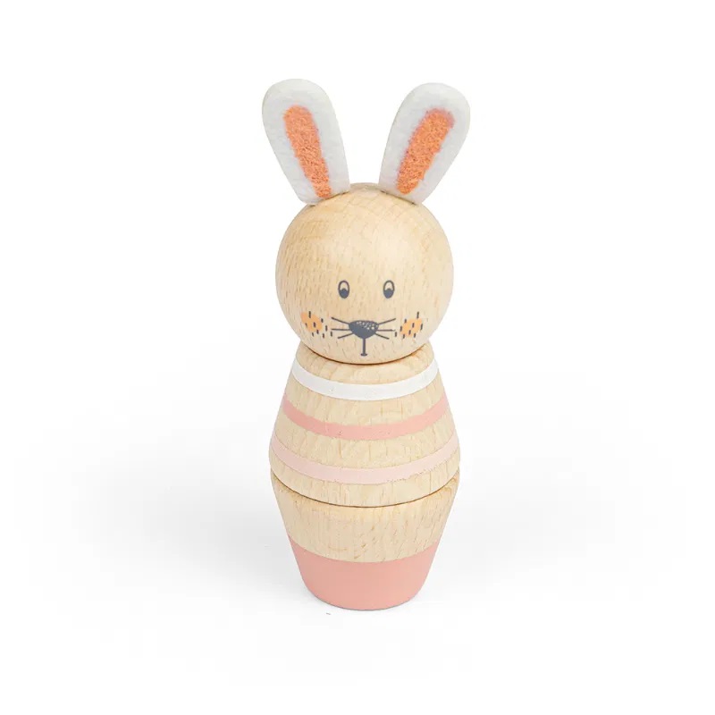 Bigjigs Toys Dřevěné šroubovací zvířátko Králík