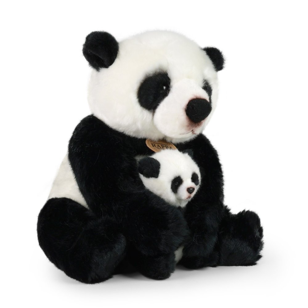 Rappa Plyšová panda s mládětem 27 cm ECO-FRIENDLY (obrázek 3)