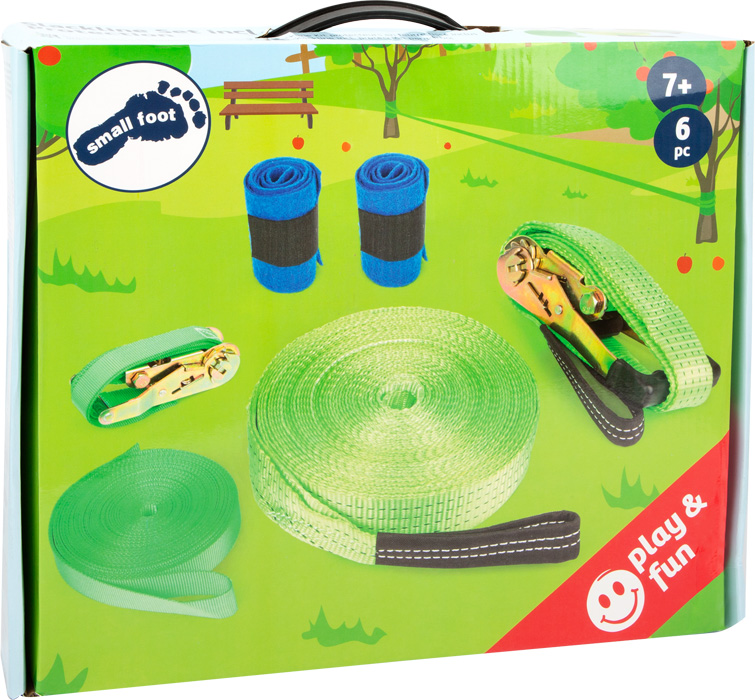 small foot Slackline set (včetně ochrany stromu) (obrázek 2)