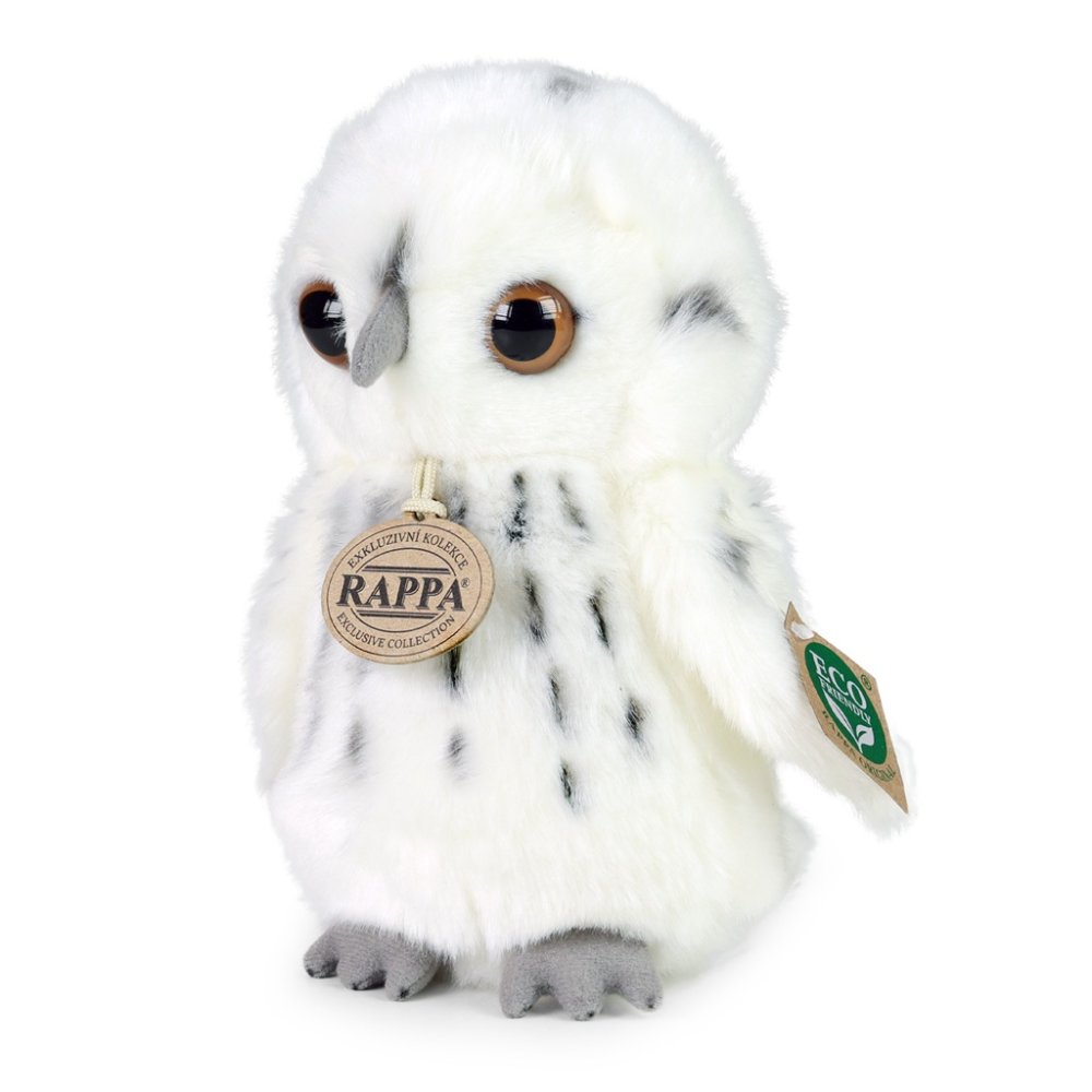 Rappa Plyšová sova bílá 18 cm ECO-FRIENDLY (obrázek 5)