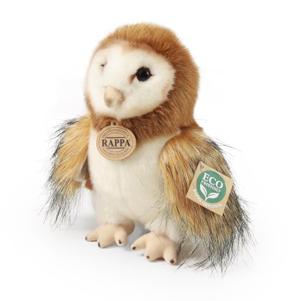 Rappa Plyšová sova pálená 20 cm ECO-FRIENDLY (obrázek 4)